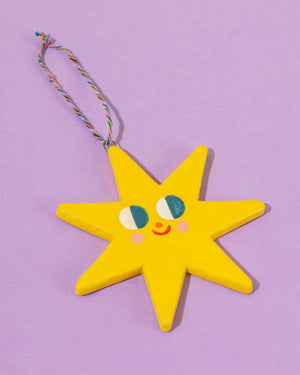 Keramikanhänger Big Shiny Star