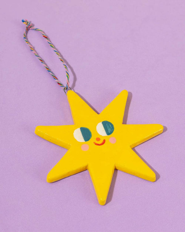 Keramikanhänger Big Shiny Star