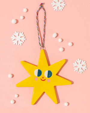 Keramikanhänger Big Shiny Star
