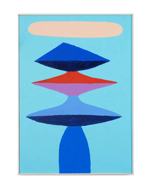 Statue #8- Akryl - 50x70 cm - Jan Kruse