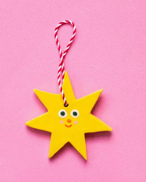 Keramikanhänger Kleiner Stern