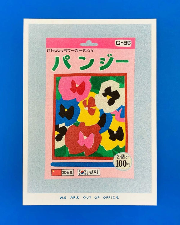 Stiefmütterchen Samen Risodruck