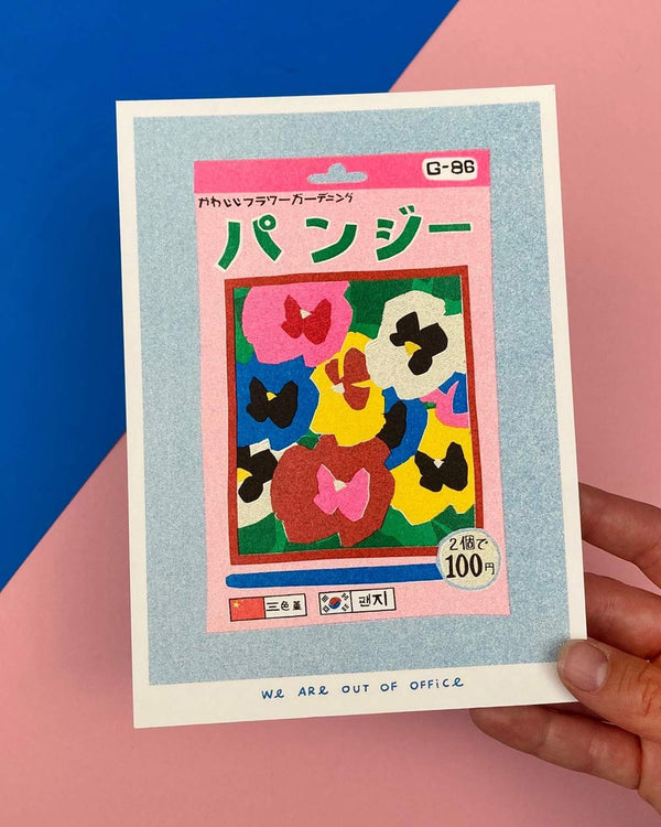 Stiefmütterchen Samen Risodruck