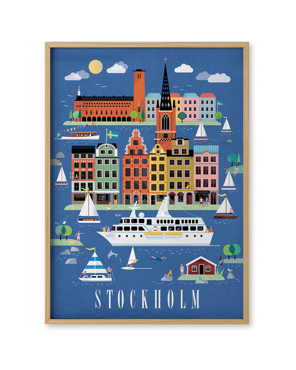 Stockholm Poster (50 x 70 cm)