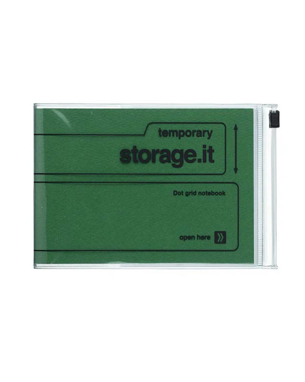 Mark's A6 Notebook Desk Storage.it Green