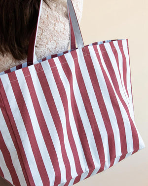 Strandtasche Streifen Sky-Fig