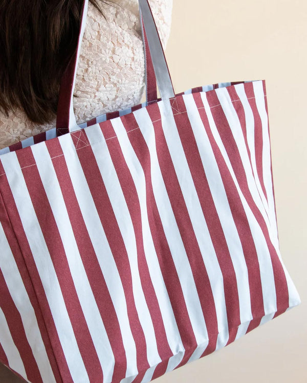Strandtasche Streifen Sky-Fig