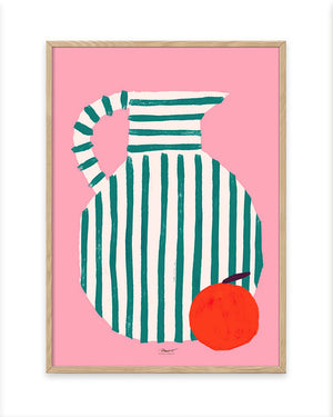 Striped Vase Poster (70x100cm)