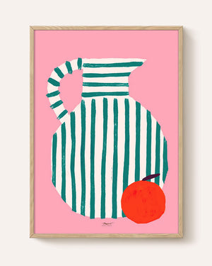 Striped Vase Poster (70x100cm)