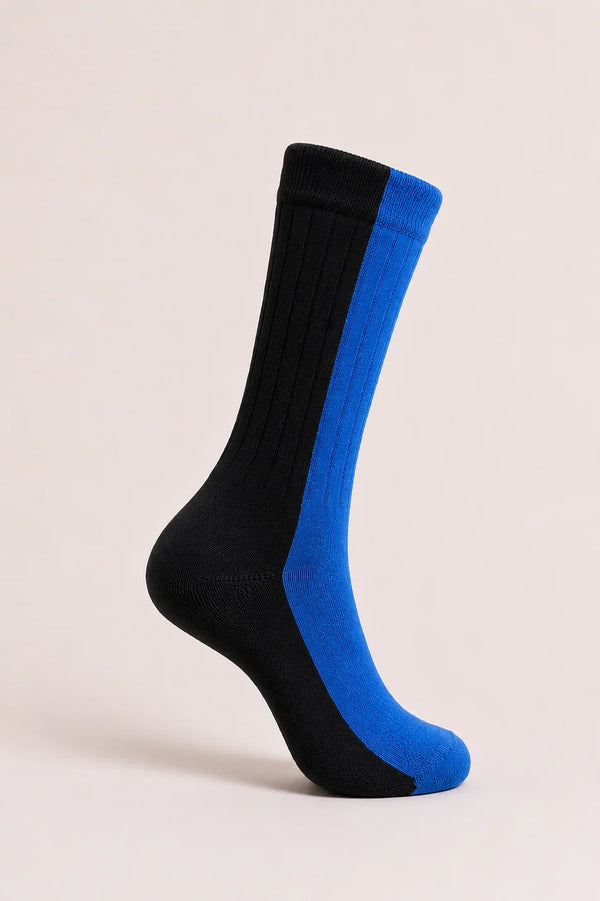 Suite13Lab - Bicolor Wollsocken Blue
