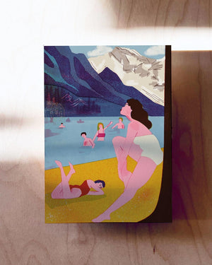 Barbara Dziadosz Summer Lake Postkarte