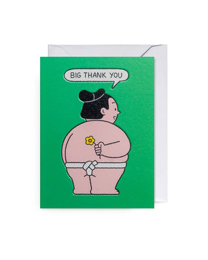 Sumo Mini Thank Klappkarte