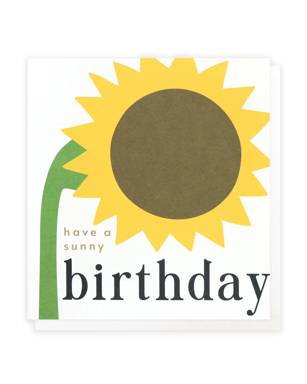 Sunflower Birthday Klappkarte