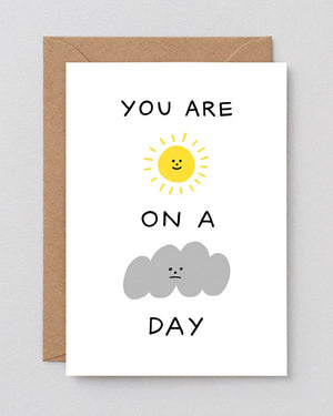 Wrap Sunshine On A Cloudy Day Klappkarte