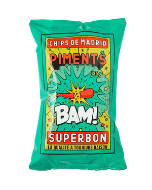 Superbon Chips de Madrid Piments 135g