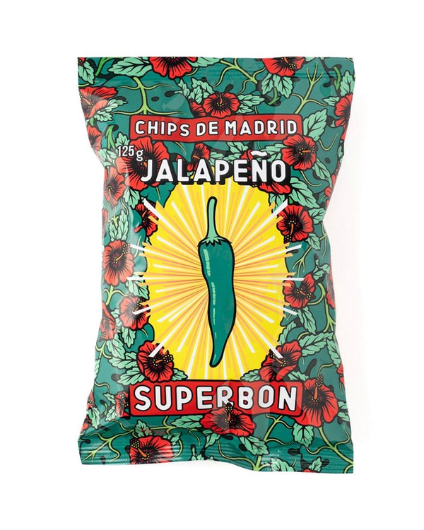Superbon Chips de Madrid Jalapeño 125g