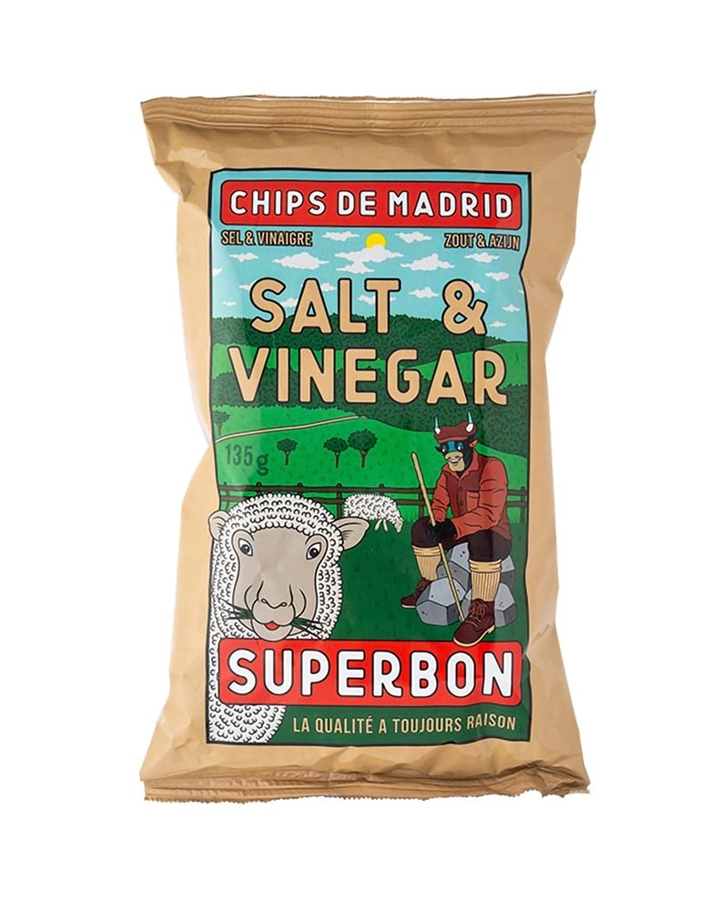 Superbon Chips de Madrid Salt & Vinegar 135g