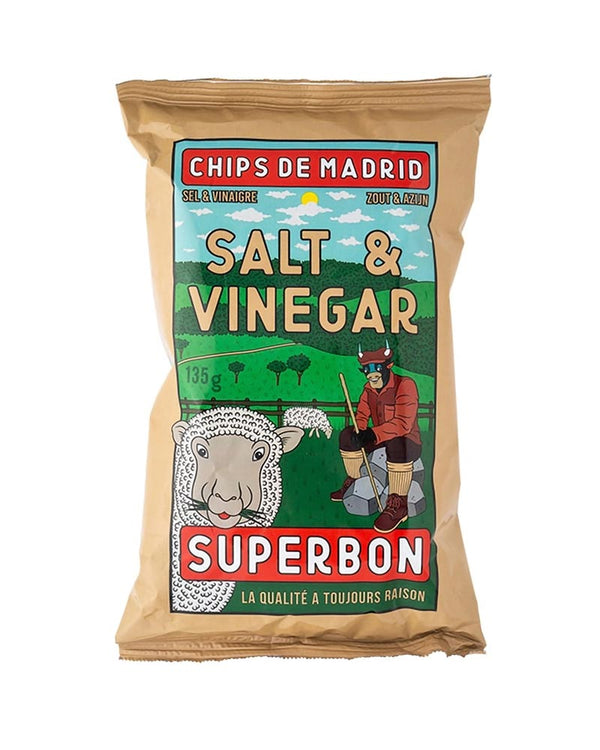 Superbon Chips de Madrid Salt & Vinegar 135g