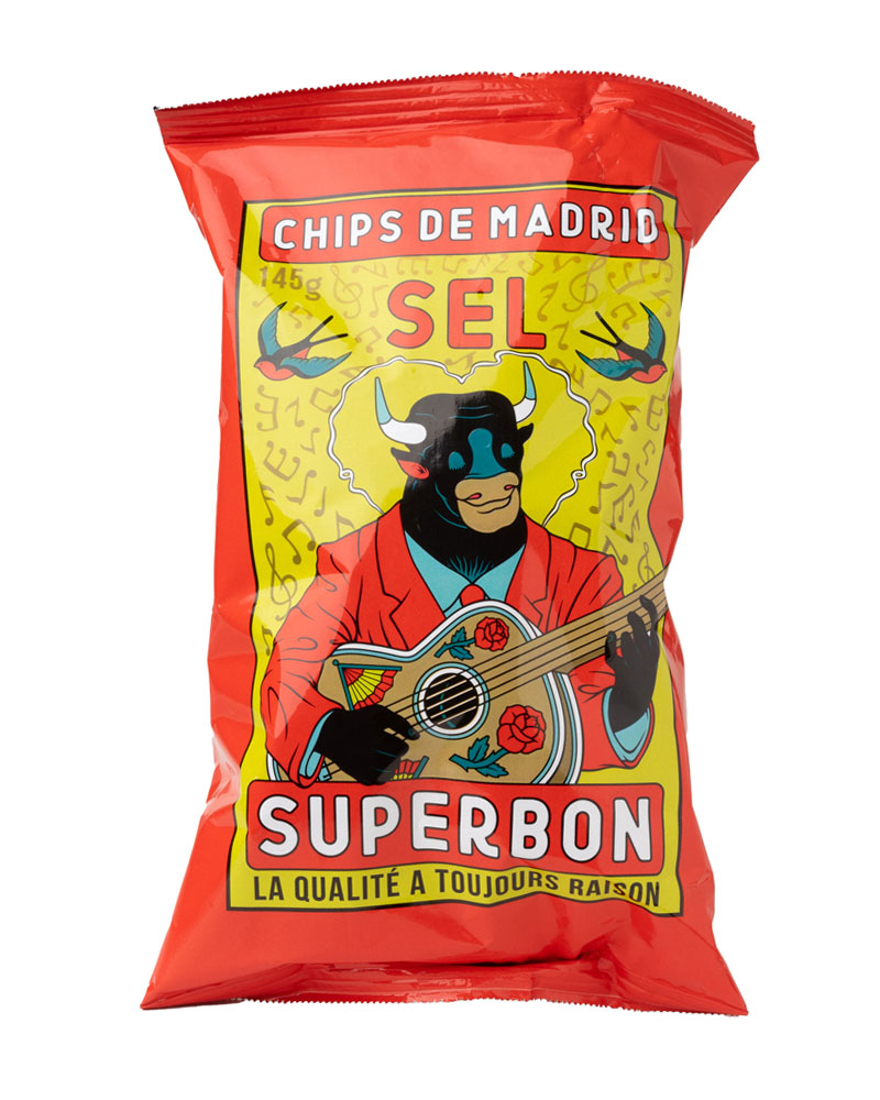 Superbon Chips de Madrid Salt 135g