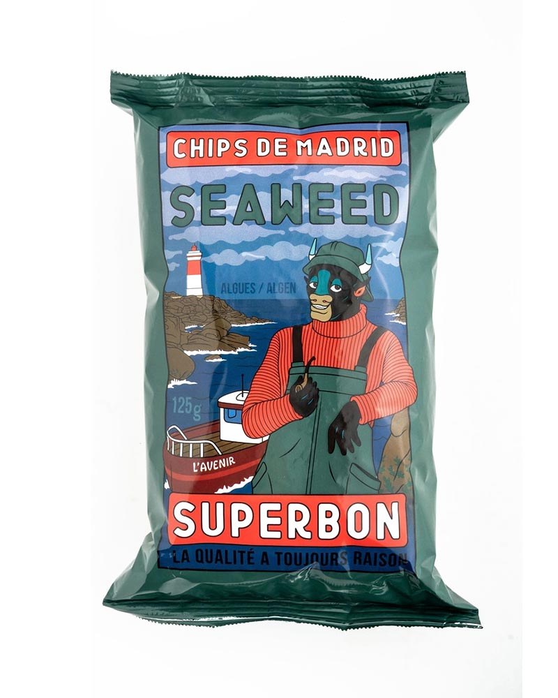Superbon Chips de Madrid Seaweed 125g