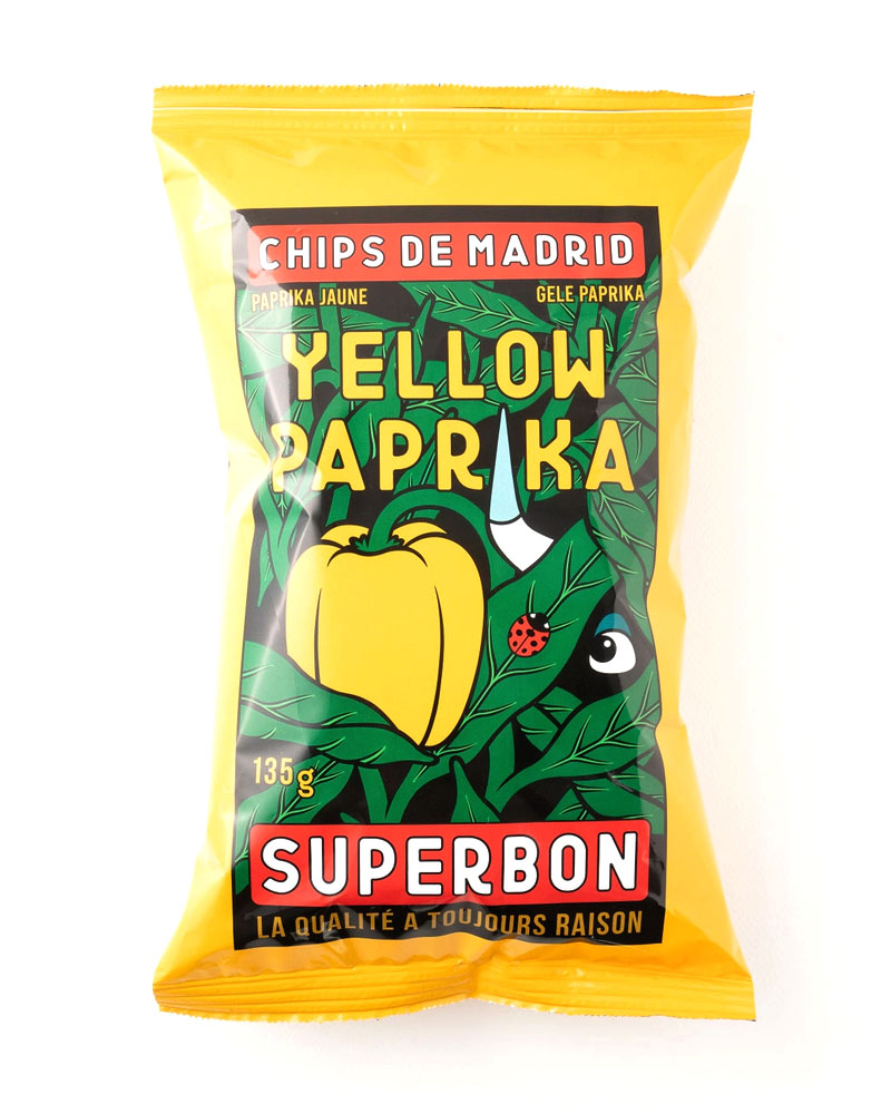 Superbon Chips de Madrid Yellow Paprika 135g