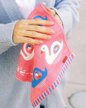 Hightide New Retro Hand Towel Swan Boat