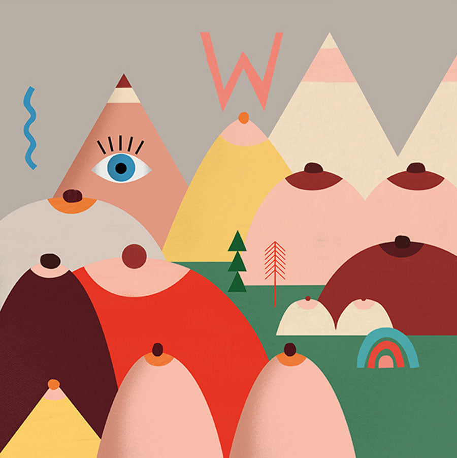 Where The Wild Boobs Are Poster (50 x 50cm)