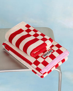 Tarta Gelatina Handtuch Clubhouse Red