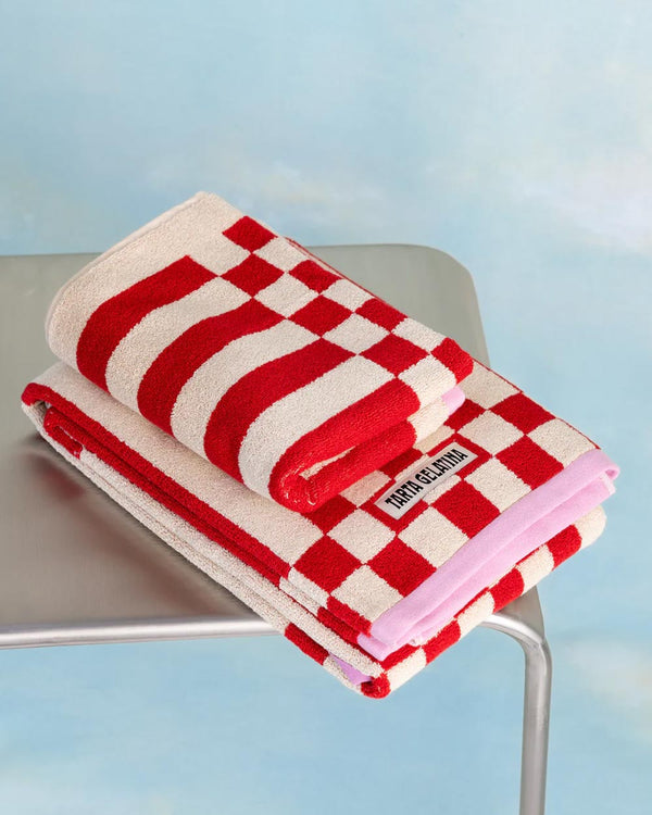 Tarta Gelatina Handtuch Clubhouse Red