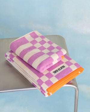 Tarta Gelatina - Badetuch Marina Stripe Magenta