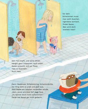 Teddy geht schwimmen