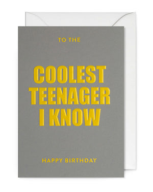 Lagom Design - Postco To The Coolest Teenager Klappkarte