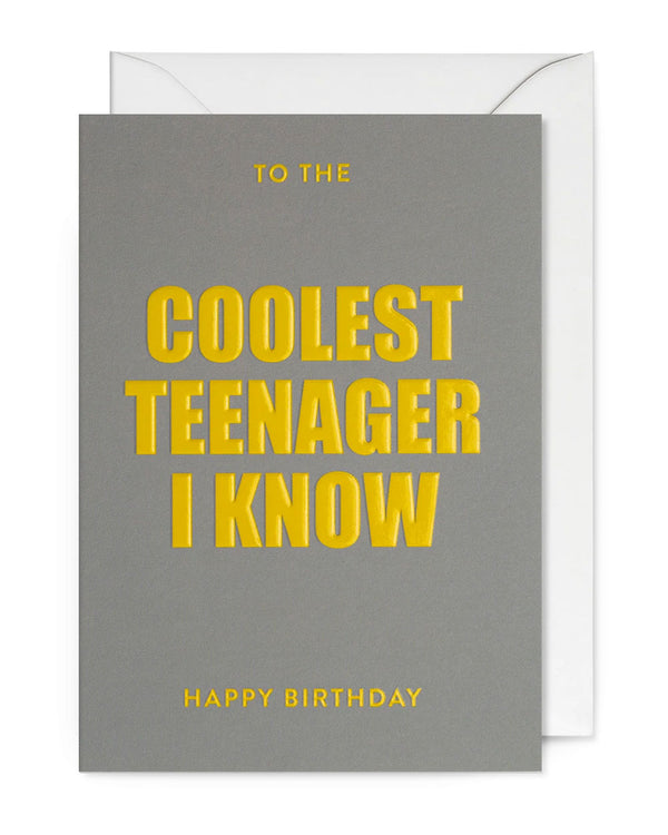 Lagom Design - Postco To The Coolest Teenager Klappkarte