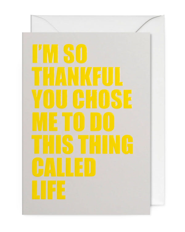 I'm so thankful Klappkarte