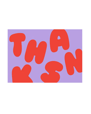 Aufkleber "Thanks" (10 Stk.)