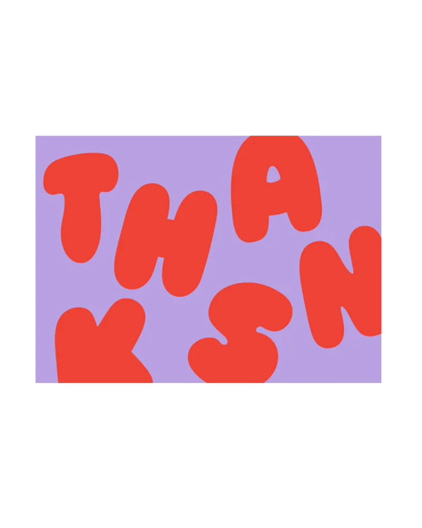 Aufkleber "Thanks" (10 Stk.)