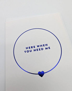 Lagom Design - Postco Here When You Need Me Klappkarte
