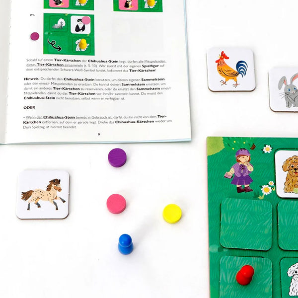 Tier-Detektiv*innen -  Memo-Brettspiel