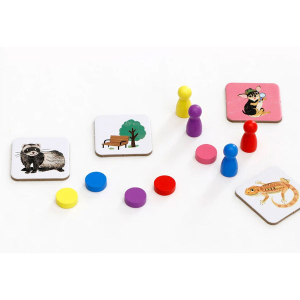 Tier-Detektiv*innen -  Memo-Brettspiel