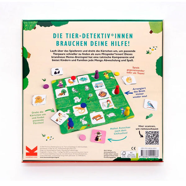 Tier-Detektiv*innen -  Memo-Brettspiel