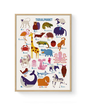 Barbara Dziadosz Tieralphabet Poster (DINA3)