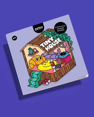 Cozy Art Coloring Notebook - Malbuch - Tiny House