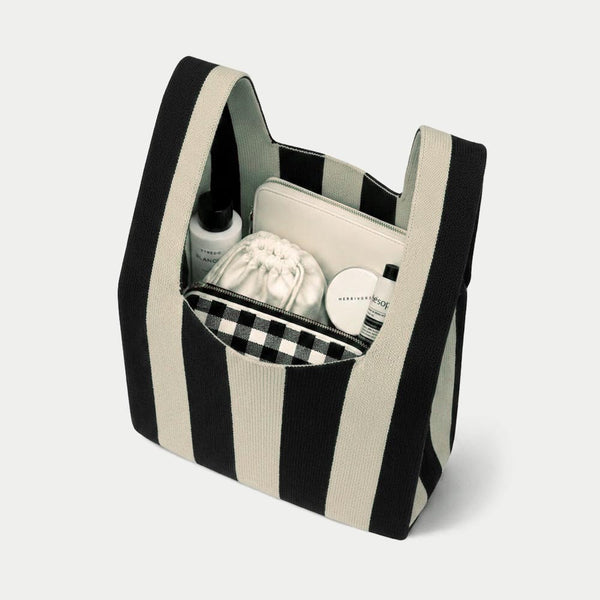 Tokeii Knit Studio - Strickshopper Small Classic Stripe Black Beige