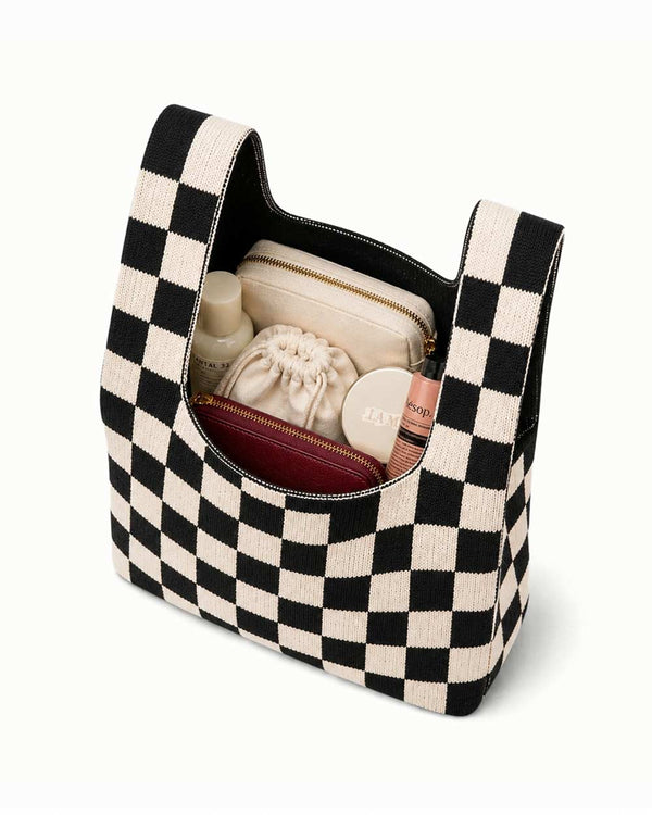 Tokeii Knit Studio - Strickshopper Bold Checker Black