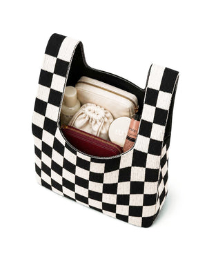 Tokeii Knit Studio - Strickshopper Bold Checker Black