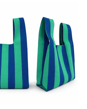 Tokeii Knit Studio - Strickshopper Small Classic Stripe Blue Turquoise