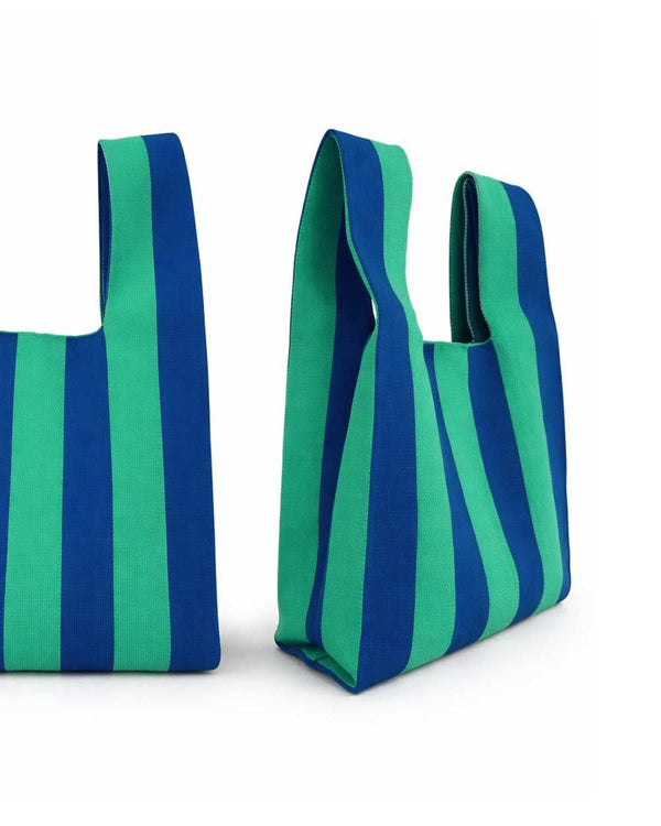 Tokeii Knit Studio - Strickshopper Small Classic Stripe Blue Turquoise