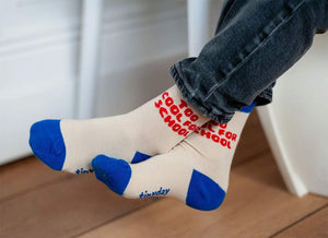 Too Cool For School-Socken Rot-Blau