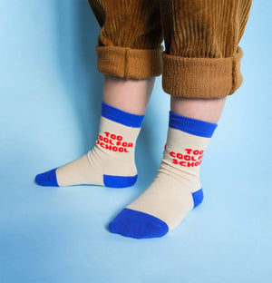 Too Cool For School-Socken Rot-Blau