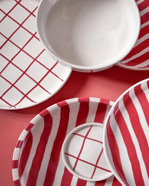 Becher Grid Tramonto Red